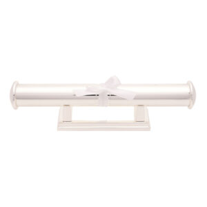 Celebrations Plain Certificate Tube With Silverplated Stand