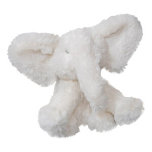 Bambino White Plush Elephant