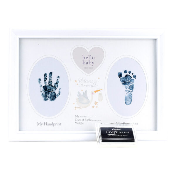 Celebrations Hello Baby Handprint Frame - Welcome to the World