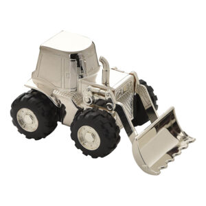 Bambino Silverplated Money Box - Front Loading Digger
