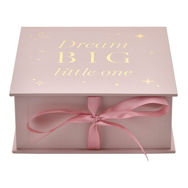Bambino Keepsake Box "Dream Big" - Pink