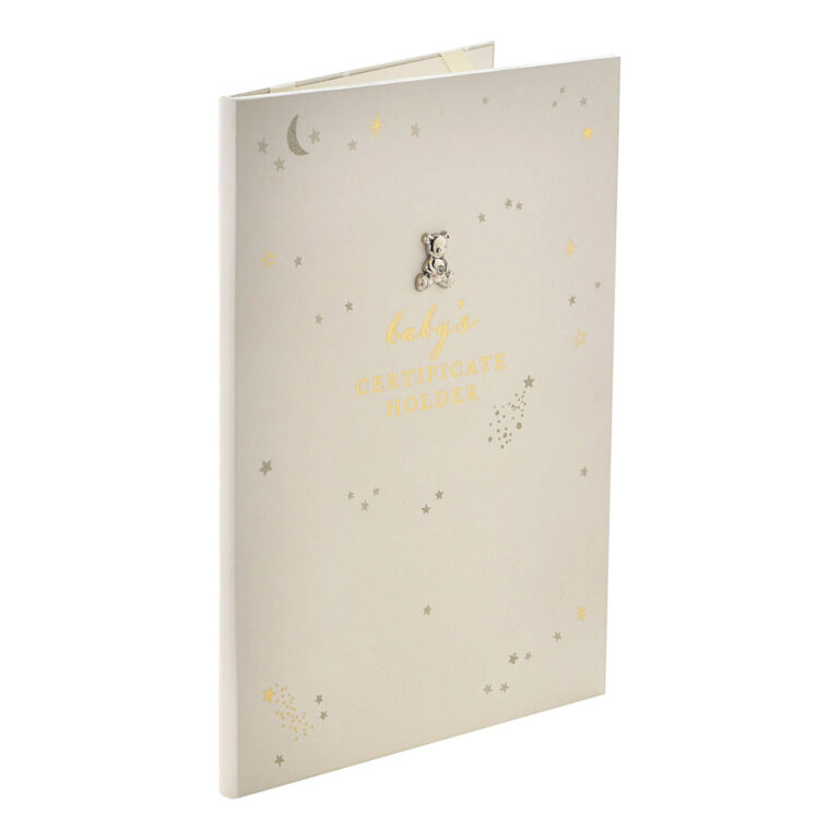 Bambino Little Star A4 Birth Certificate Holder