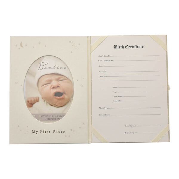 Bambino Little Star A4 Birth Certificate Holder