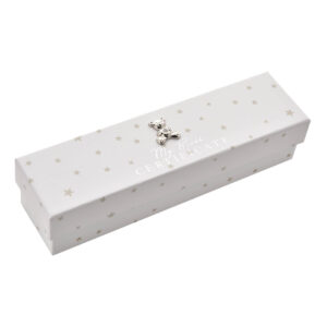 Bambino White Paperwrap Birth Certificate Holder Teddy Icon