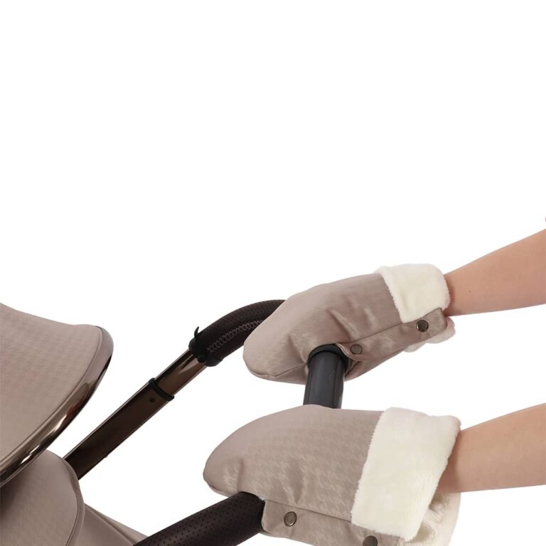 Egg3 Handmuffs - Houndstooth Almond