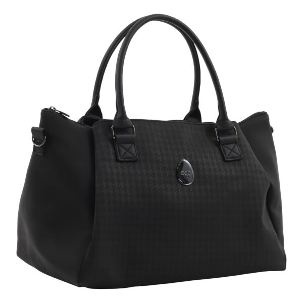 Egg3 Overnight Bag - Houndstooth Black