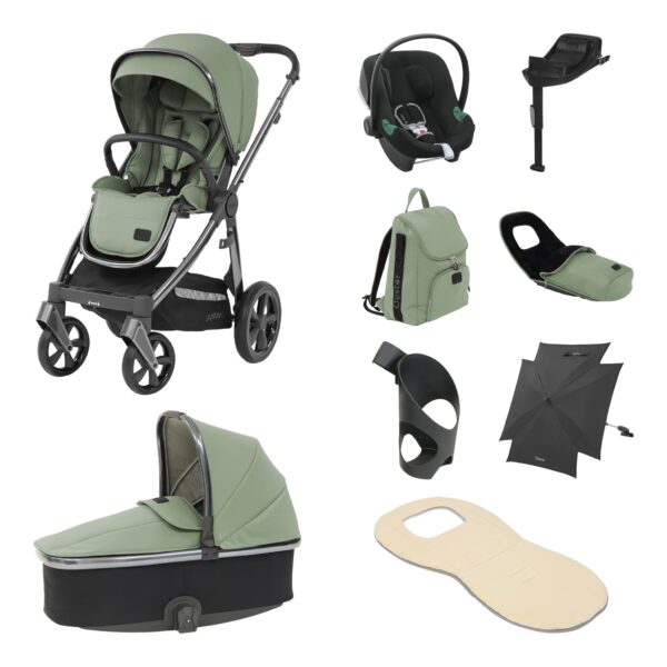 Oyster 3 Travel System Ultimate Bundle - Cybex Aton B2