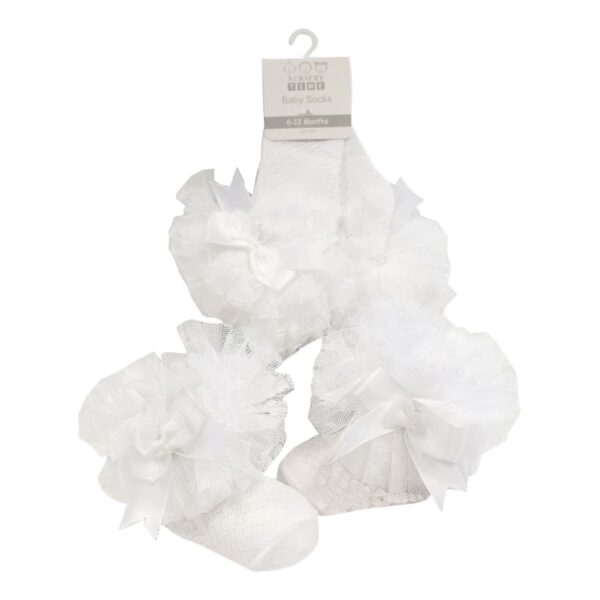 Nursery Time Baby Lace Tutu Socks