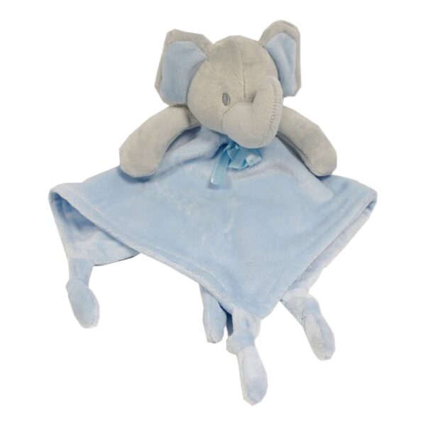 Snuggle Baby Baby Comforter - Elephant - Sky