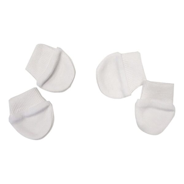 Tiny Baby Premature Baby Scratch Mittens - Packs of 2 Pairs