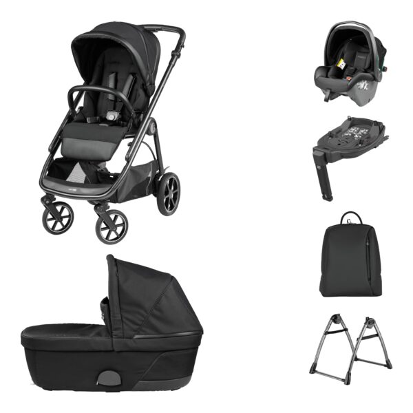 Peg Perego Veloce Lounge Modular Deluxe Bundle - Licorice