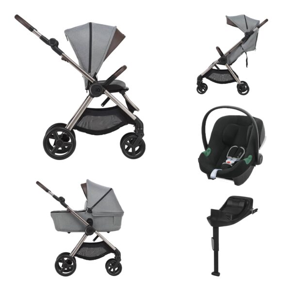 Anex IQ Premium 2-in-1 Travel System - Cybex B2 Fix Car Seat