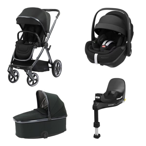 Oyster 4 Travel System Essential Bundle - Maxi Cosi Pebble 360 Pro 2 Car Seat