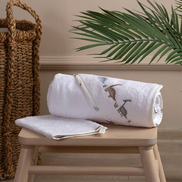Funnababy Dinosaurus Hooded Towel
