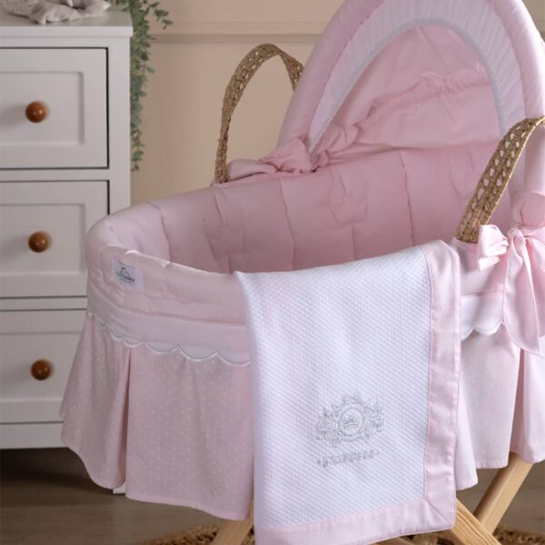 Funnababy Princess Moses Basket with Textiles