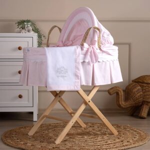 Funnababy Princess Moses Basket with Textiles