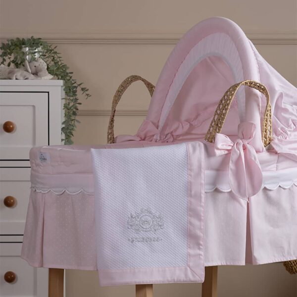 Funnababy Princess Moses Basket with Textiles