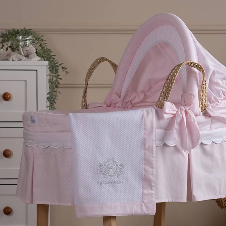 Funnababy Princess Moses Basket with Textiles