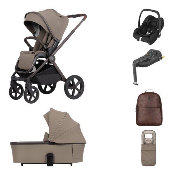 Venicci Tinum Upline 2 Travel System - Maxi Cosi CabrioFix i-Size Car Seat
