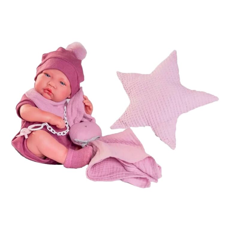 Roma Antonio Juan Doll - Newborn With Comforter and Cushion - 42 cm
