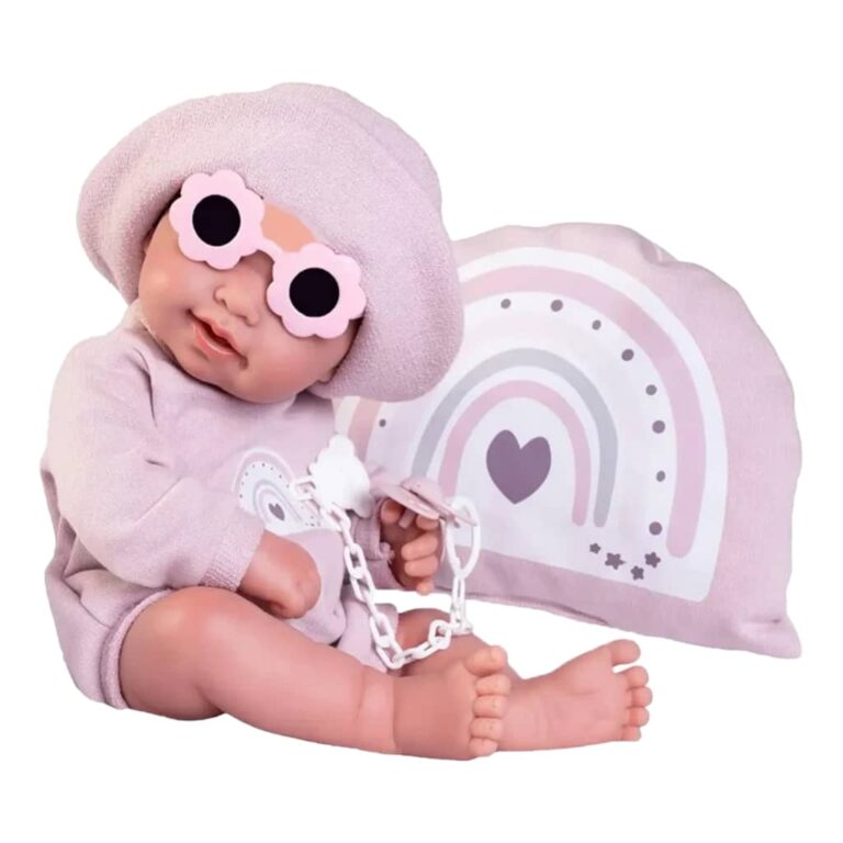 Roma Antonio Juan Doll - Newborn Pipa With Sunglasses - 42 cm