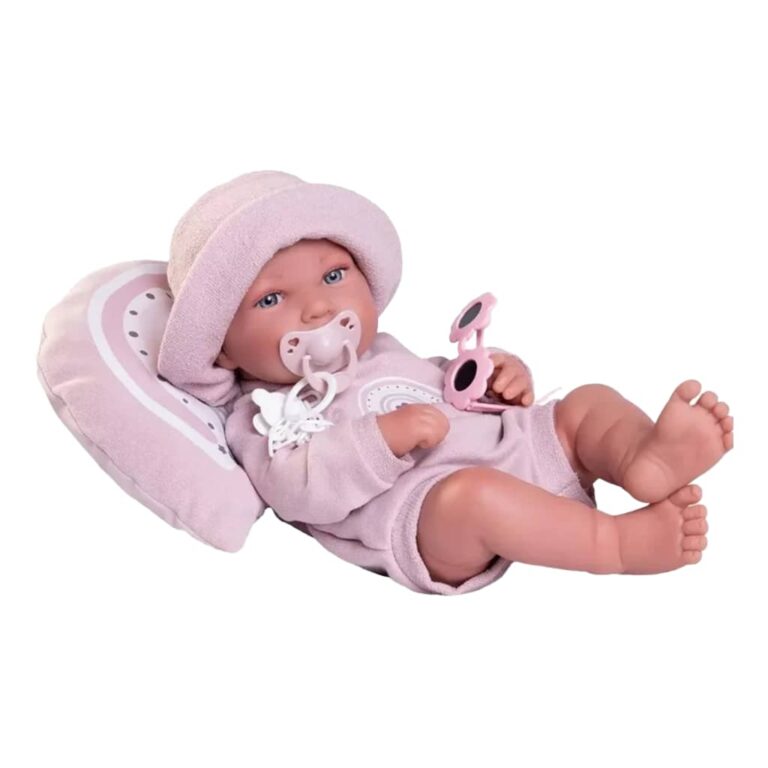 Roma Antonio Juan Doll - Newborn Pipa With Sunglasses - 42 cm