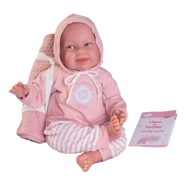 Roma Antonio Juan Doll - Reborn Martina With Yoga Mat - 52 cm