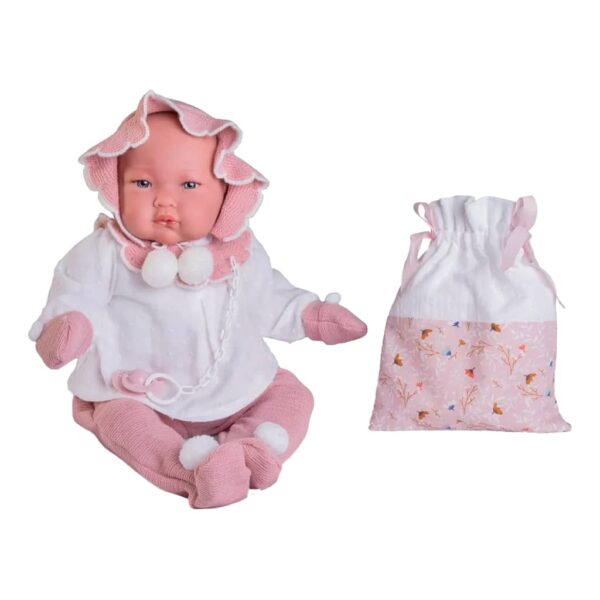 Roma Antonio Juan Doll - Reborn Alejandra With Bag - 52 cm