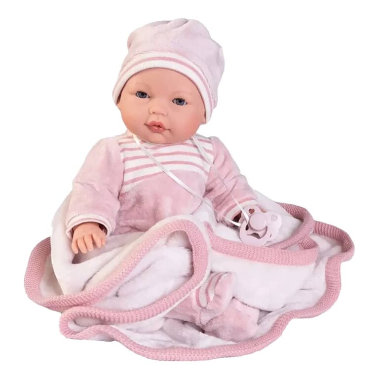 Roma Antonio Juan Doll - Bimba Blanket Crying Baby - 37 cm