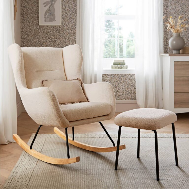 CuddleCo Marley Nursing Chair and Footstool