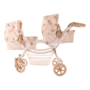 Roma Teddy Twin Dolls Pram