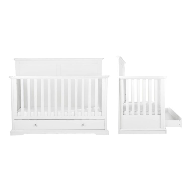CuddleCo Beaumont Grand Cot Bed - White