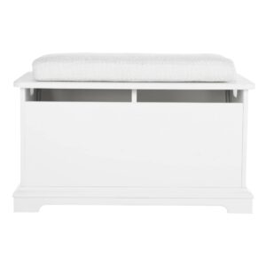 CuddleCo Beaumont Storage Box and Cushion Set - White